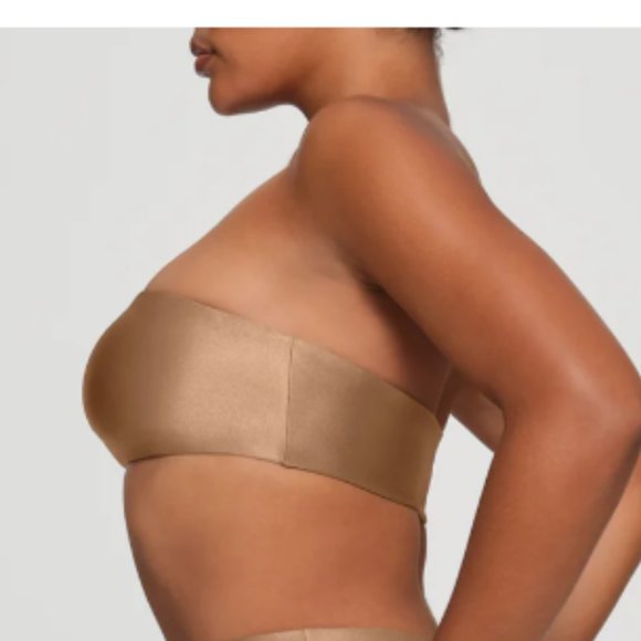 SKIMS -- SHINE JERSEY BANDEAU, SIENNA -- NWT - Picture 2 of 6